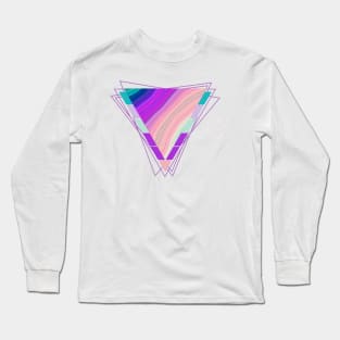 Abstract triangles Long Sleeve T-Shirt